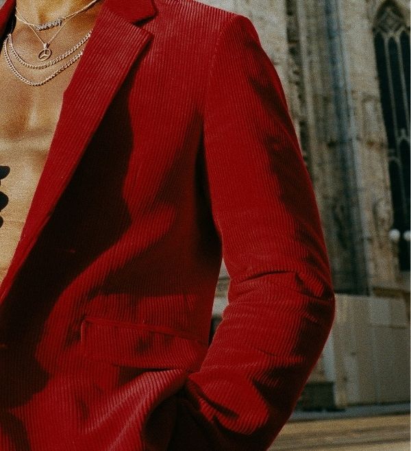 Crimson Elegance Trench - Image 2